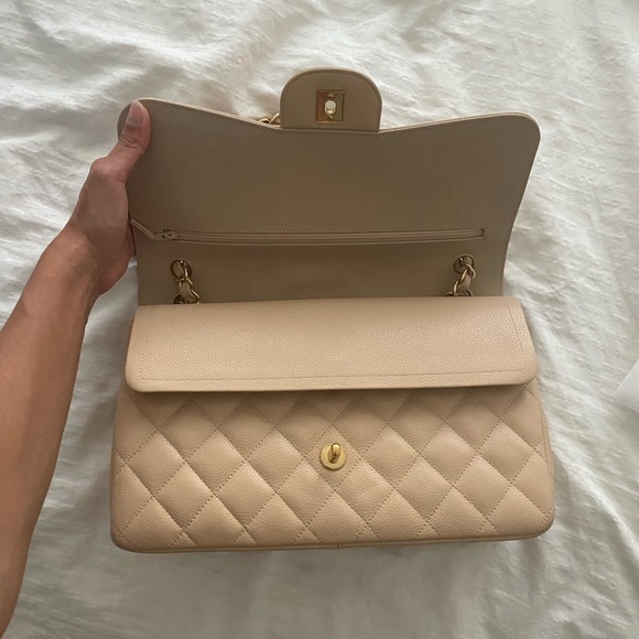 Chanel Classic Jumbo Beige Claire - Picture 11 of 15
